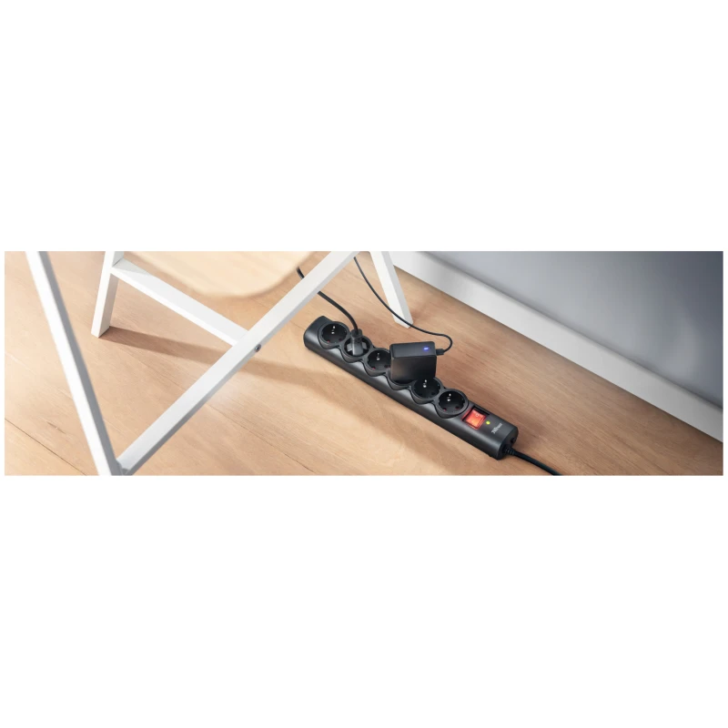 Trust Produžni Kabl – 6 Utičnica, Prenaponska Zaštita, 1.8m - image 1