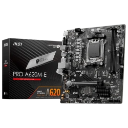 MSI PRO A620M-E mATX AM5, DDR5 6800+, PCIe x16, M.2 Slot - thumbnail 1