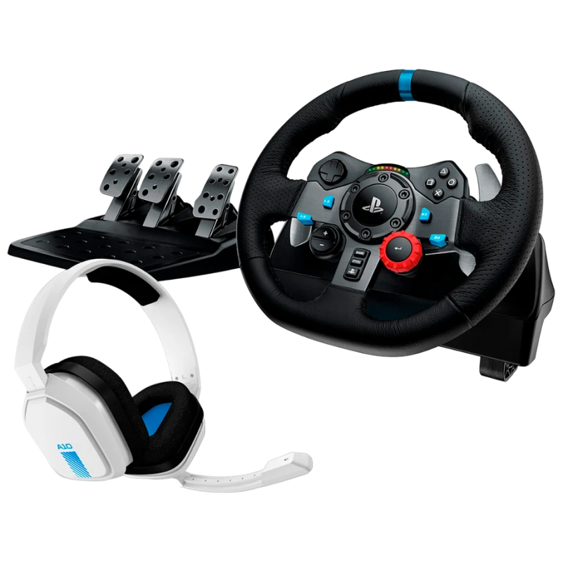 LOGITECH Gaming Volan G29 Trke - PS5, PS4, Bijeli, USB, PC 991-000486 - image 1