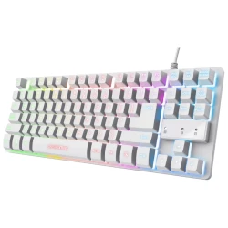 Trust GXT833W Thado TKL Gaming Tastatura - LED, Bijela, US Layout - thumbnail 1