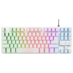 Trust GXT833W Thado TKL Gaming Tastatura - LED, Bijela, US Layout - thumbnail 2