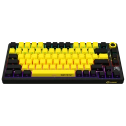 Lorgar Bežična Mehanička Gaming Tastatura Pro KBP7075W - 75%, crno/žuta, EN layout - thumbnail 3