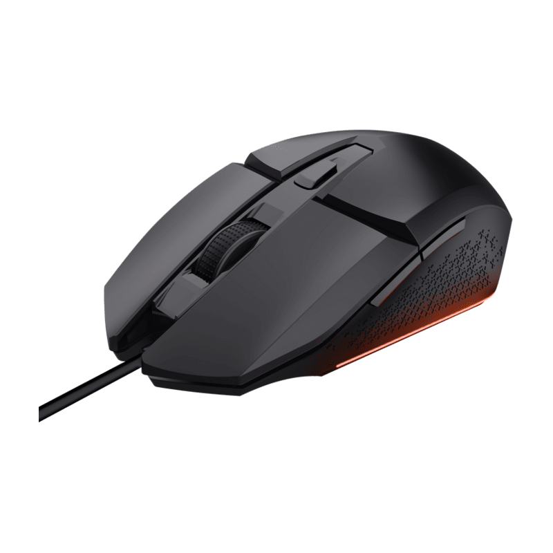 Trust GXT 109 Felox Gaming Miš - 6400 DPI, 6 tipki, 150cm, Crni - image 1