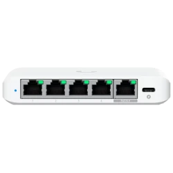 Ubiquiti 5-portni 2.5G switch – PoE/USB-C napajanje, 4x 2.5GbE porta, kompaktni dizajn, visoke brzine - thumbnail 2