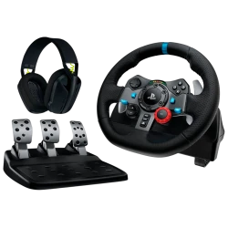 Logitech G29 Volan + G435 Slušalice - USB, Crna, EU 991-000539 - thumbnail 1