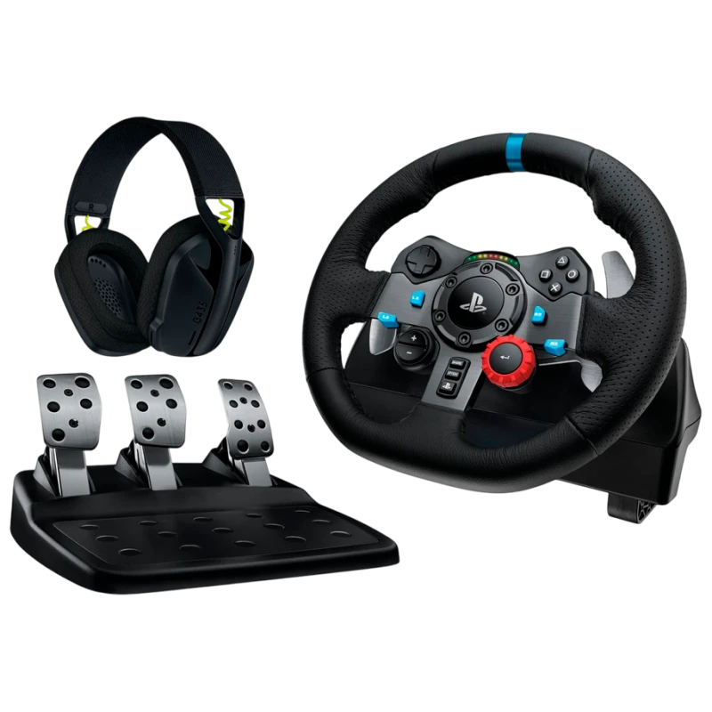 Logitech G29 Volan + G435 Slušalice - USB, Crna, EU 991-000539 - image 1