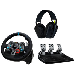 Logitech G29 Volan + G435 Slušalice - USB, Crna, EU 991-000539 - thumbnail 2