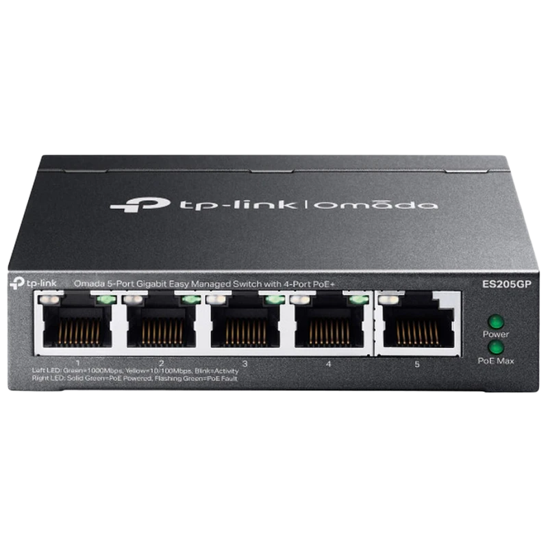 Omada 5-Port Gigabitni Lako Upravljani Switch - 4 PoE+ porta, 65W, Omada SDN - image 1