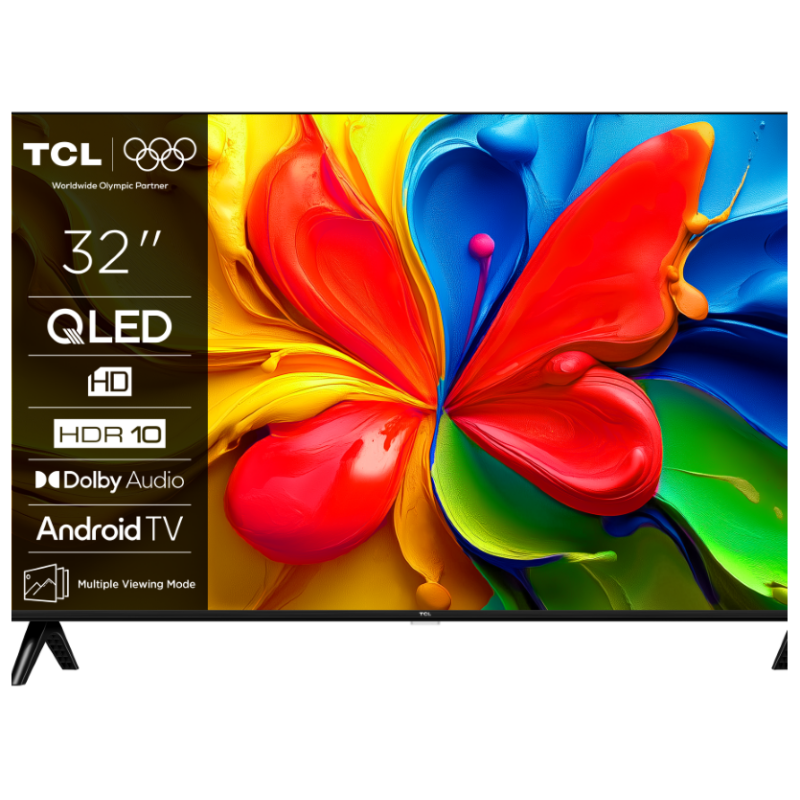 TCL 32"S4K HD QLED TV60Hz HDR 10 Android TV;Dolby Digital Plus - image 1
