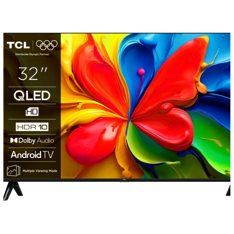 TCL 32"S4K HD QLED TV60Hz HDR 10 Android TV;Dolby Digital Plus - image 1