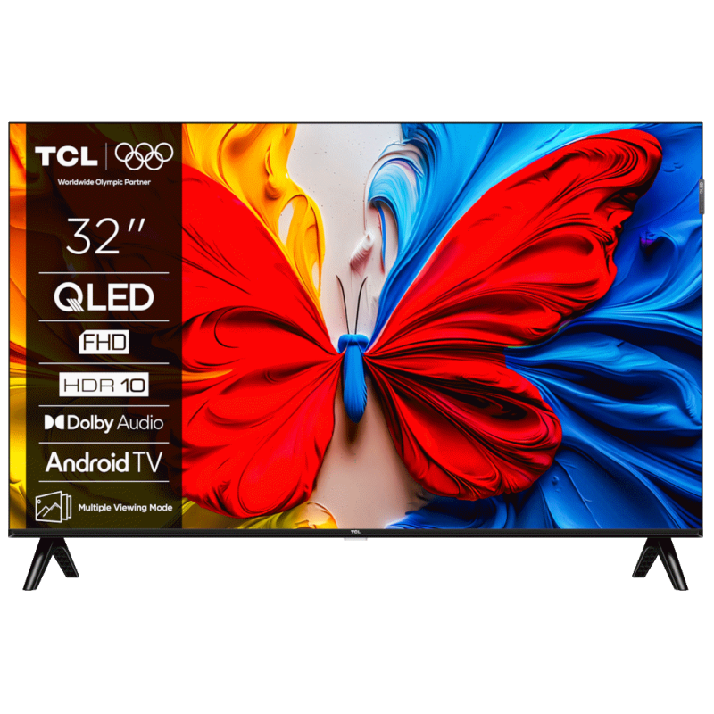 TCL 32"S5K FHD QLED TV60 Hz HDR 10 Android TV;Dolby Digital Plus - image 1