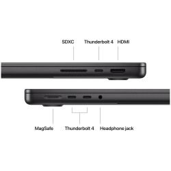 Apple MacBook Pro 14 M3 PRO, 18GB, 512GB, Space Black - thumbnail 4