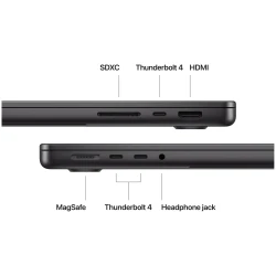 Apple MacBook Pro 14 M3 PRO, 18GB, 512GB, Space Black - thumbnail 4