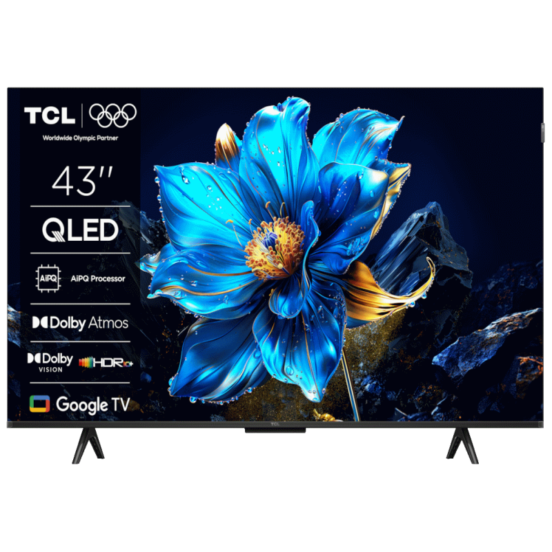 TCL 43"P7K 4K QLED TV 60HzGoogle TV; HDR multi-format;HVA Panel; Game Master; Dolby Atmos; - image 1