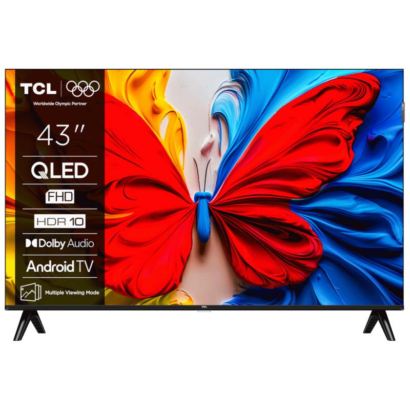 TCL 43"S5K FHD QLED TV60 Hz HDR 10 Android TV;Dolby Digital Plus - image 1