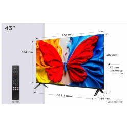 TCL 43"S5K FHD QLED TV60 Hz HDR 10 Android TV;Dolby Digital Plus - thumbnail 3