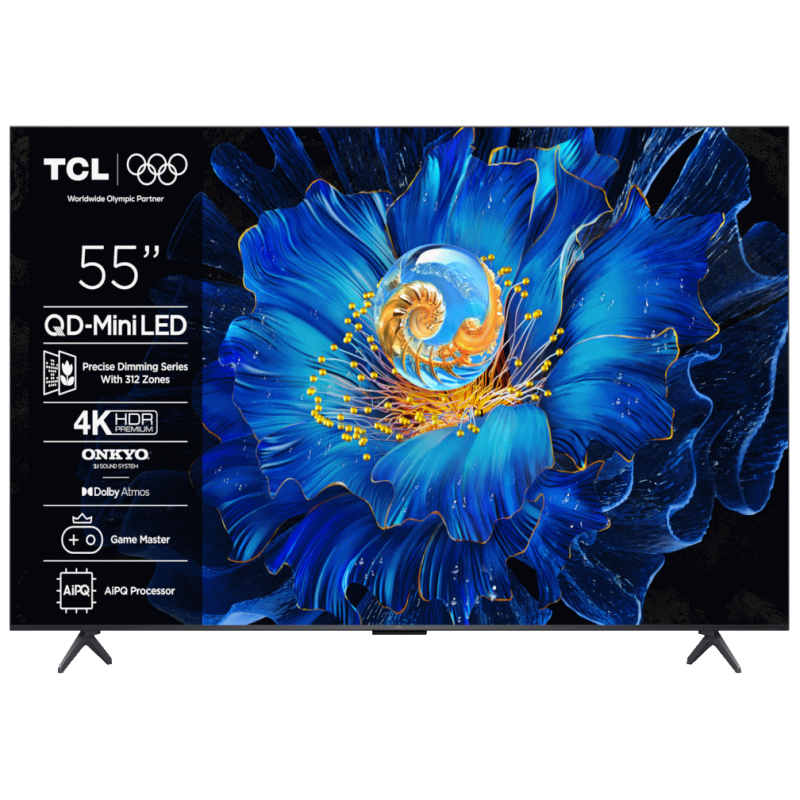 TCL 55"C6KS 4K QD-Mini LED TV60Hz Google TV; Game Master;Dolby Atmos; Onkyo 2.1; HDR Premium; - image 1