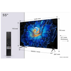 TCL 55"C6KS 4K QD-Mini LED TV60Hz Google TV; Game Master;Dolby Atmos; Onkyo 2.1; HDR Premium; - thumbnail 3