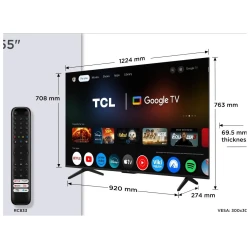 TCL 55"P7K 4K QLED TV 60HzGoogle TV; HDR multi-format;HVA Panel; Game Master; Dolby Atmos; - thumbnail 2