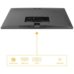 AOC Monitor 24B3QA2 24" Full HD, 120Hz, Adaptive Sync, HDMI, zvučnici - thumbnail 4