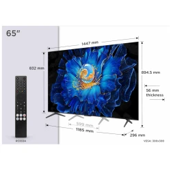 TCL 65"C6KS 4K QD-Mini LED TV60Hz Google TV; Game Master;Dolby Atmos; Onkyo 2.1; HDR Premium; - thumbnail 3