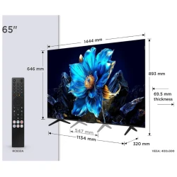 TCL 65"P7K 4K QLED TV 60HzGoogle TV; HDR multi-format;HVA Panel; Game Master; Dolby Atmos; - thumbnail 2