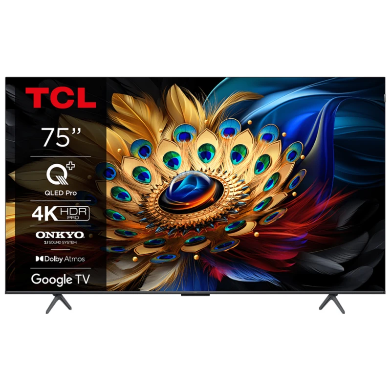 TCL 75" C655 4K QLED TV - QLED, 120Hz, Google TV - image 1