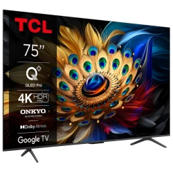 TCL 75" C655 4K QLED TV - QLED, 120Hz, Google TV - thumbnail 2