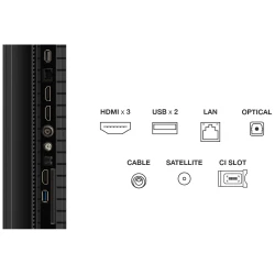 TCL 75"P7K 4K QLED TV 60HzGoogle TV; HDR multi-format;HVA Panel; Game Master; Dolby Atmos; - thumbnail 1