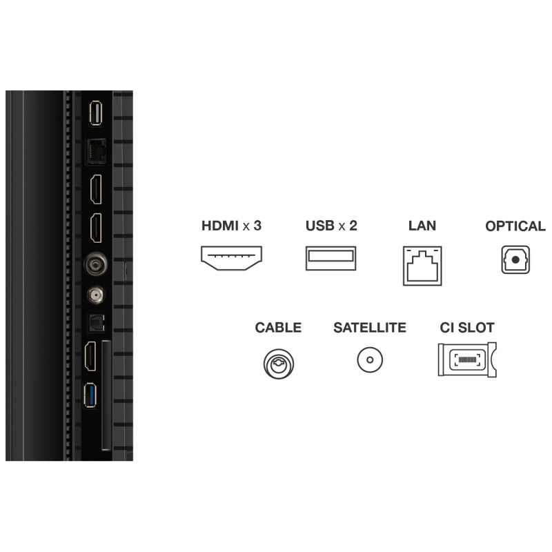 TCL 75"P7K 4K QLED TV 60HzGoogle TV; HDR multi-format;HVA Panel; Game Master; Dolby Atmos; - image 1