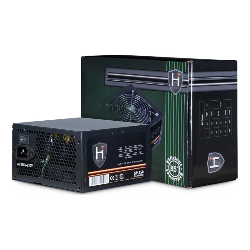 Inter-tech Napojna Jedinica HiPower SP-650W - Tiha, Pouzdana, Snažna - image 1