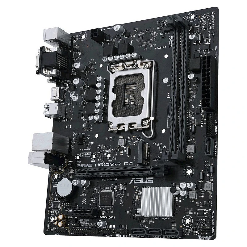 ASUS PRIME H610M-R D4-SI - H610, LGA1700, DDR4, M.2 - image 1