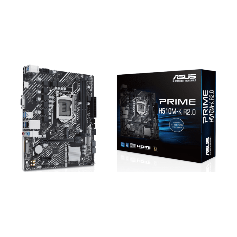 ASUS PRIME H510M-K R2.0 Matična ploča - H470, LGA 1200, DDR4, Micro ATX - image 1