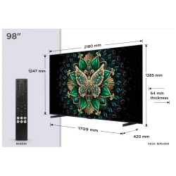 TCL 98"C6K 4K QD-Mini LED TV144Hz Google TV; Game Master;Dolby Atmos; Onkyo 2.1; HDR Premium; - thumbnail 3