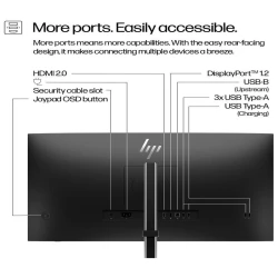 HP S5 Pro 527pq QHD Monitor - 27" IPS, 100Hz, 5ms - thumbnail 3