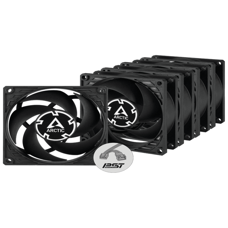 Arctic P8 PWM PST 5-pack fans80mm PWM Fan - image 1