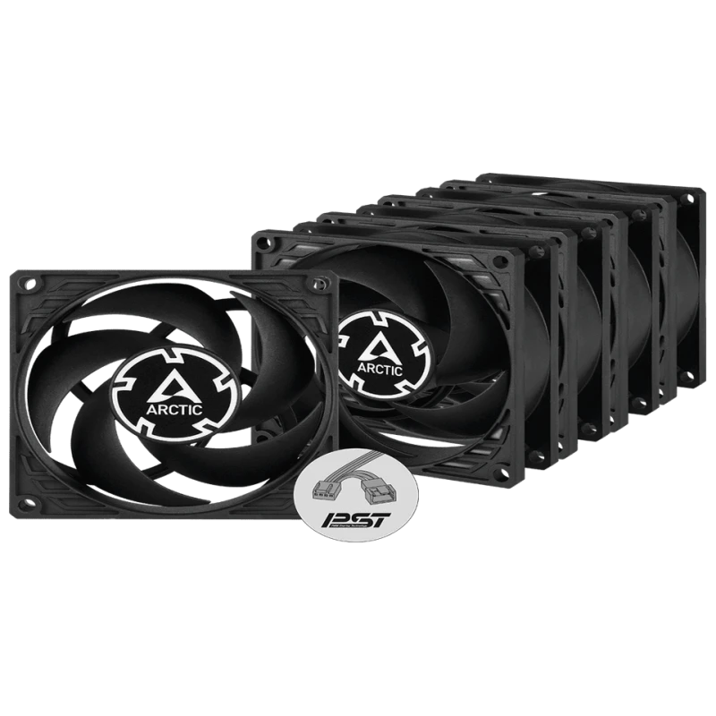 Arctic P8 PWM PST 5-pack fans80mm PWM Fan - image 1