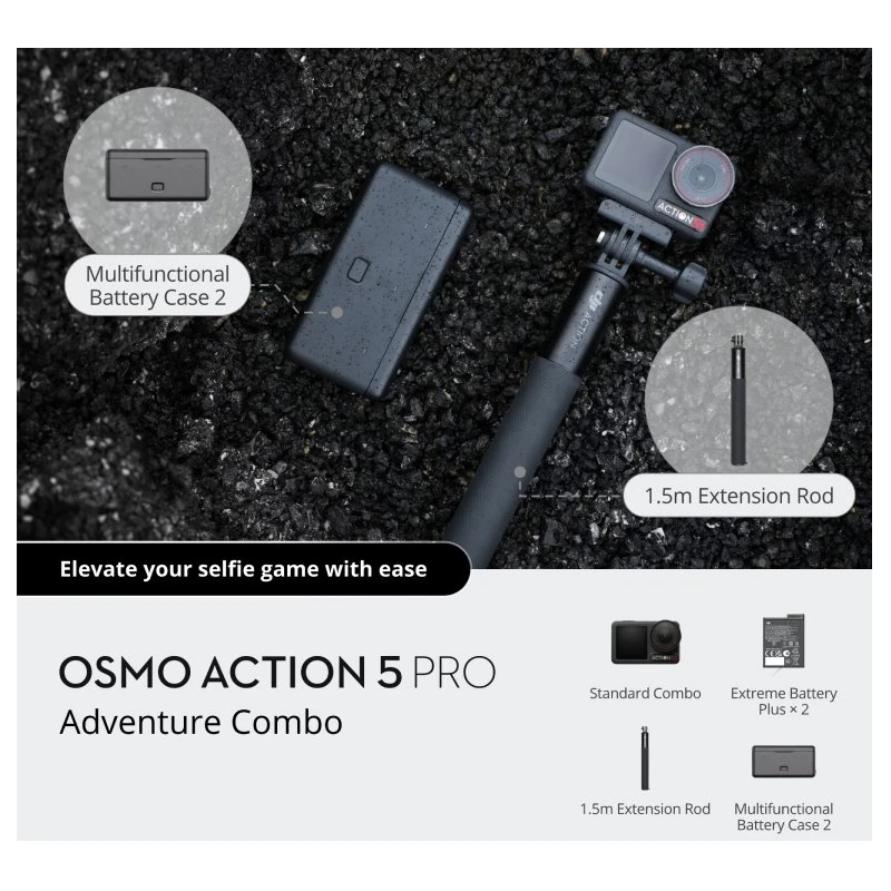 DJI Osmo Akcija 5 Pro Ad Combo - 4K, Stabilizacija, Dual Screen - image 1
