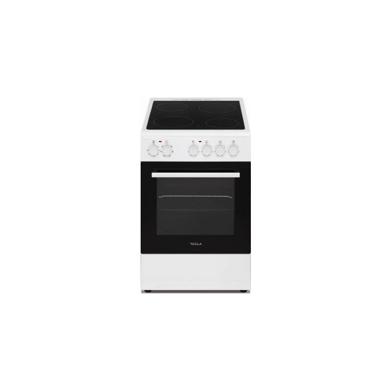 TESLA Šporet CV5400SW4x zone; bez poklopca; 6x Funk; Ventilator; Čišćenje parom; BIJELI - image 1