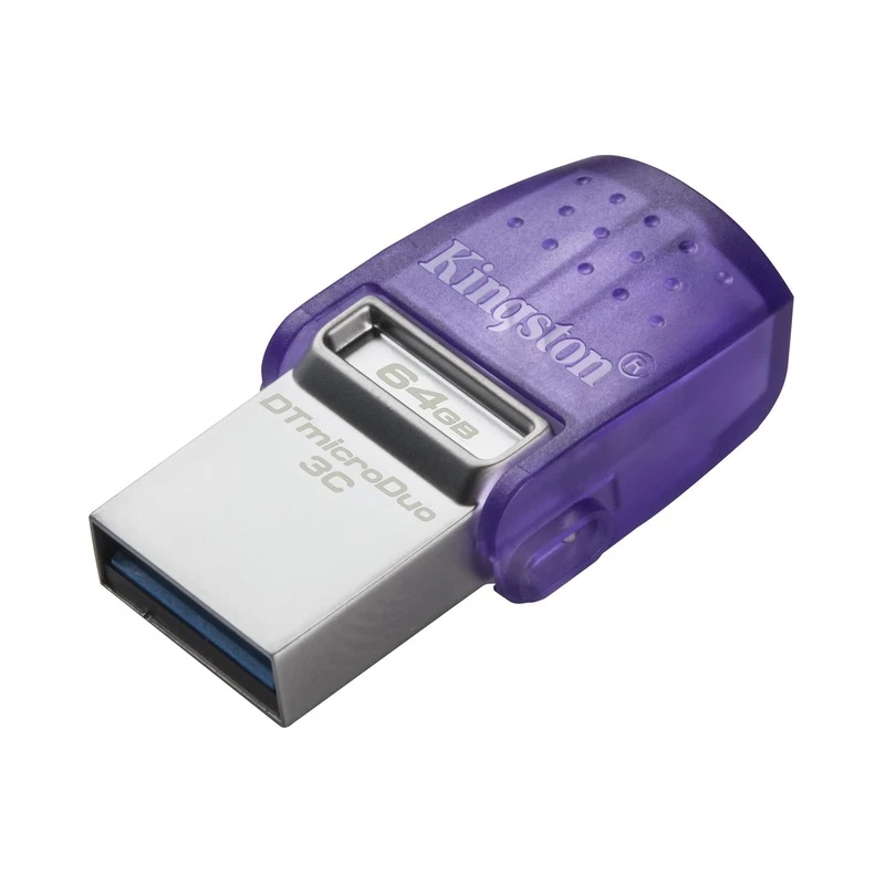 Kingston DT microDuo 3C 64GBUSB Type-A and USB Type-C portUp to 200MB/s read - image 1