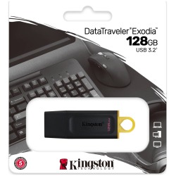 Kingston DataTraveler Exodia - 128GB, USB 3.2, prenosiv, brz - thumbnail 2