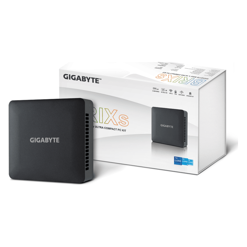 Gigabyte Brix GB-BRI5H-1335i5-1335U, 4x 4k module2.5G LAN + Wi-Fi 6 module - image 1
