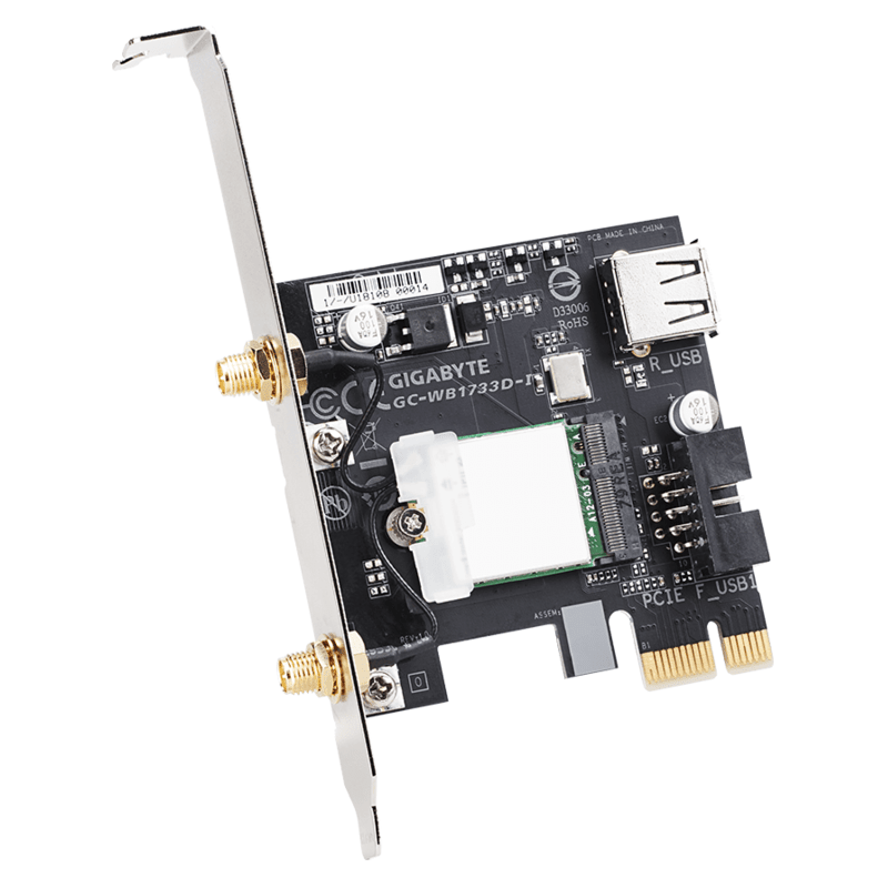 Gigabyte Wi-Fi Kartica WB1733D - 1733Mbps, BT 5.0, Dual Band - image 1