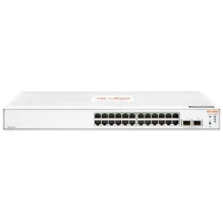 Aruba Instant On 1830 24G 2SFP2 SFP 1GbE, 1000 Mb latency < 2.80 ?Sec;Throughput-38.68 Mpps,52Gps - thumbnail 1