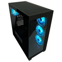 LC-Power Case Gaming 715B Midi-tower, ATX, 4x ARGB fan1x USB-C, 2x USB-A - thumbnail 1