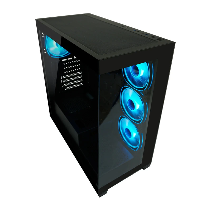 LC-Power Case Gaming 715B Midi-tower, ATX, 4x ARGB fan1x USB-C, 2x USB-A - image 1