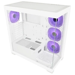 LC-Power Case Gaming 715W Midi-tower, ATX, 4x ARGB fan1x USB-C, 2x USB-A, White - thumbnail 2