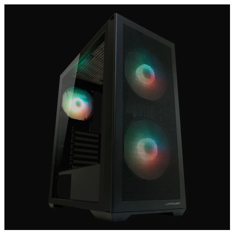 LC-Power Case Gaming 717BMeshwork_L Dark,2x 140mm fan, 1x 120 mm fan - image 1