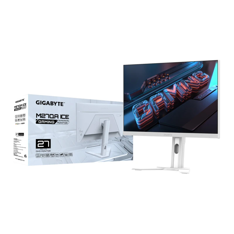 Gigabyte 27" M27QA Monitor - QHD, 1ms, 180Hz, USB-C - image 1