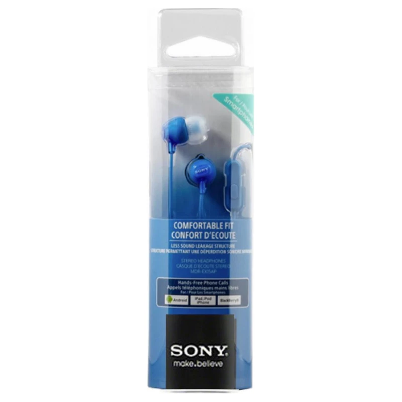 Sony slušalice EX-15 plaveIn-Ear, mikrofon - image 1